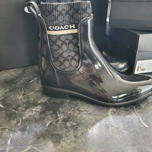 Womens coach rain bootie